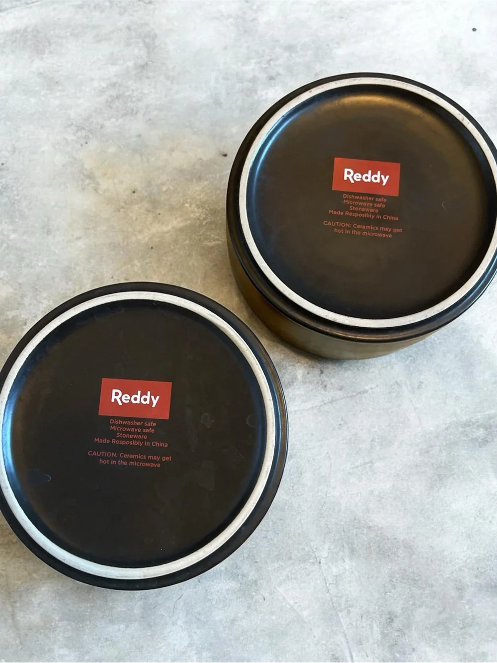 Minimalist Ceramic Dog Bowls - Set of 2